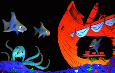 Guest Artist Puppet Art Presents: "Goldilocks and the Three Sharks"